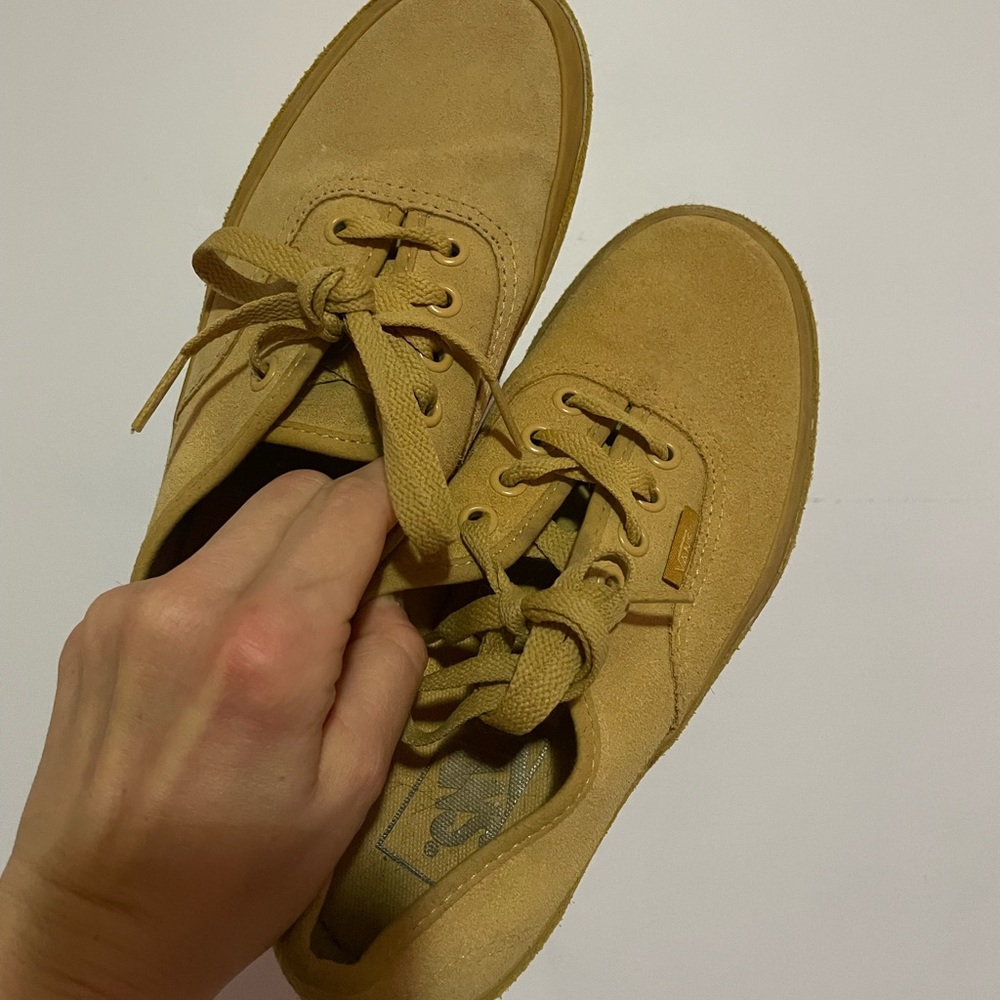Vans Tan Suede Sneakers